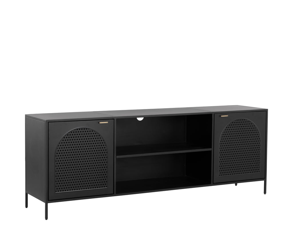 Aziza Media Console And Cabinet | Sunpan Furniture - 109625