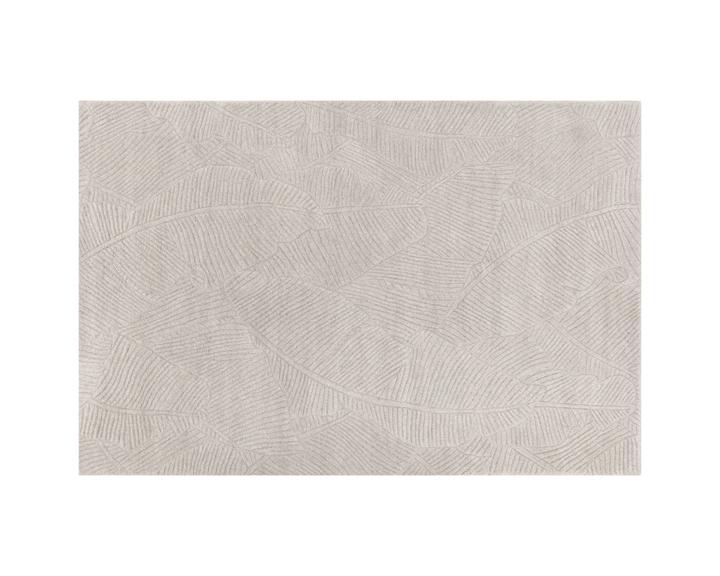 Calathea Hand-Tufted Rug - Oatmeal - 6' X 9' | Sunpan Furniture - 109361