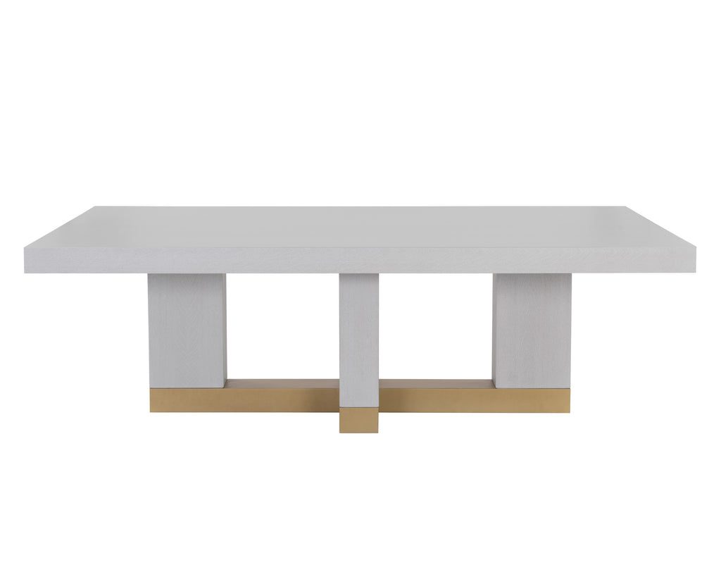 Greco Dining Table - Gauntlet Grey - 94.5" | Sunpan Furniture - 109756