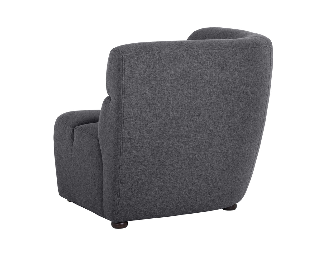 Cornell Modular - Corner Chair - Polo Club Kohl Grey | Sunpan Furniture - 103504