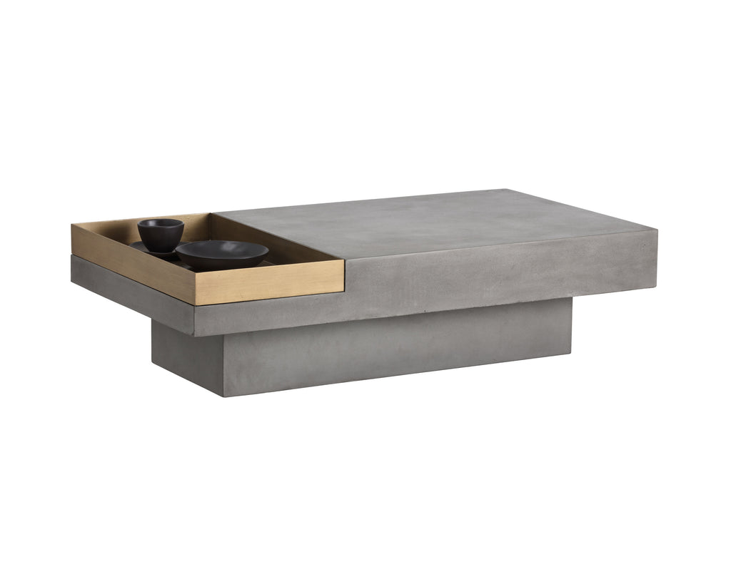 Quill Coffee Table - Rectangular | Sunpan Furniture - 103313