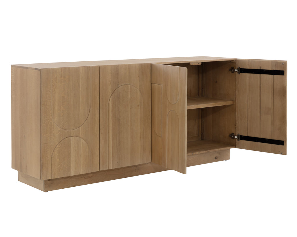 Cove Sideboard - Rustic Oak | Sunpan Furniture - 109610