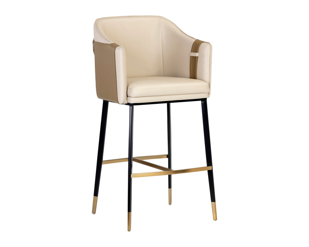 Carter Barstool - Napa Beige / Napa Tan | Sunpan Furniture - 106685