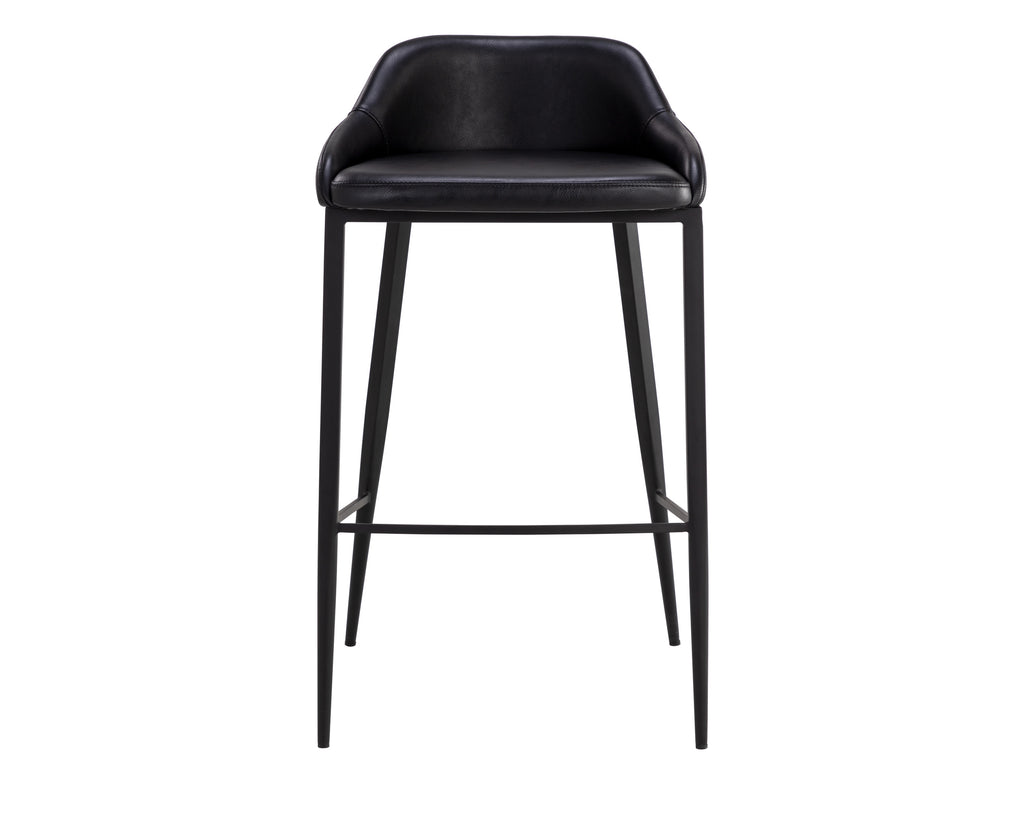 Astra Barstool - Black - Nightfall Black | Sunpan Furniture - 110448