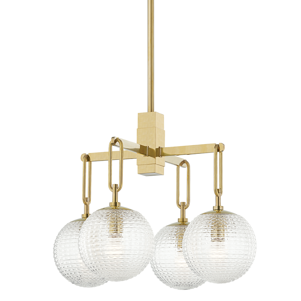 Jewett Chandelier | Hudson Valley Lighting - 7104-AGB