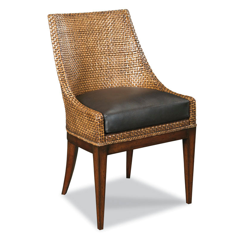 Woven Leather Chair | Woodbridge Furniture - 7178-03