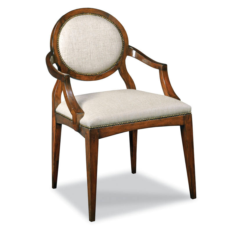 Ventura Oval Arm Chair | Woodbridge Furniture - 7193-10