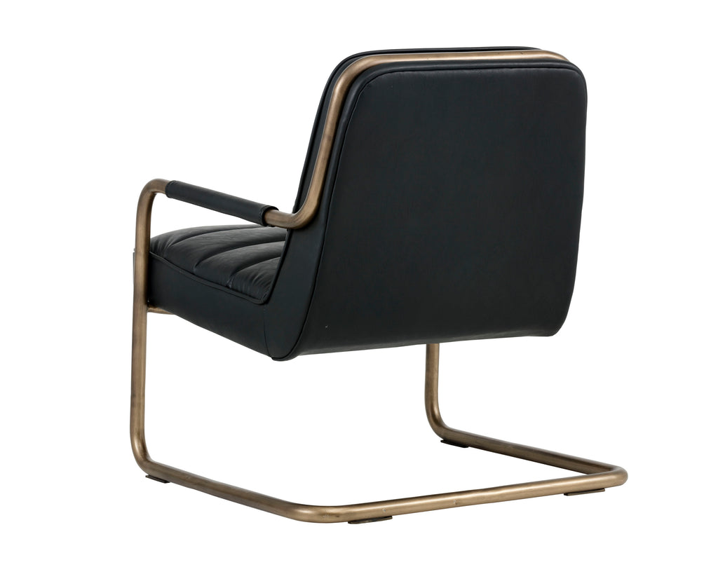 Lincoln Lounge Chair - Vintage Black | Sunpan Furniture - 102583