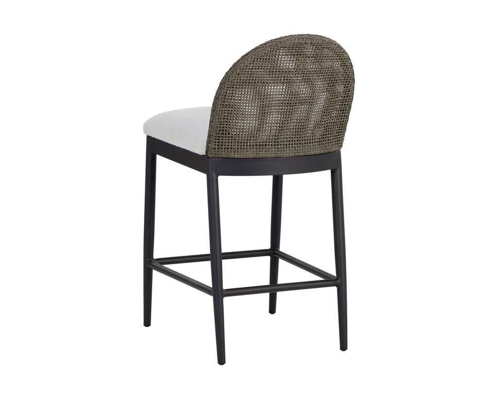 Calandri Counter Stool - Black - Louis Cream | Sunpan Furniture - 111683