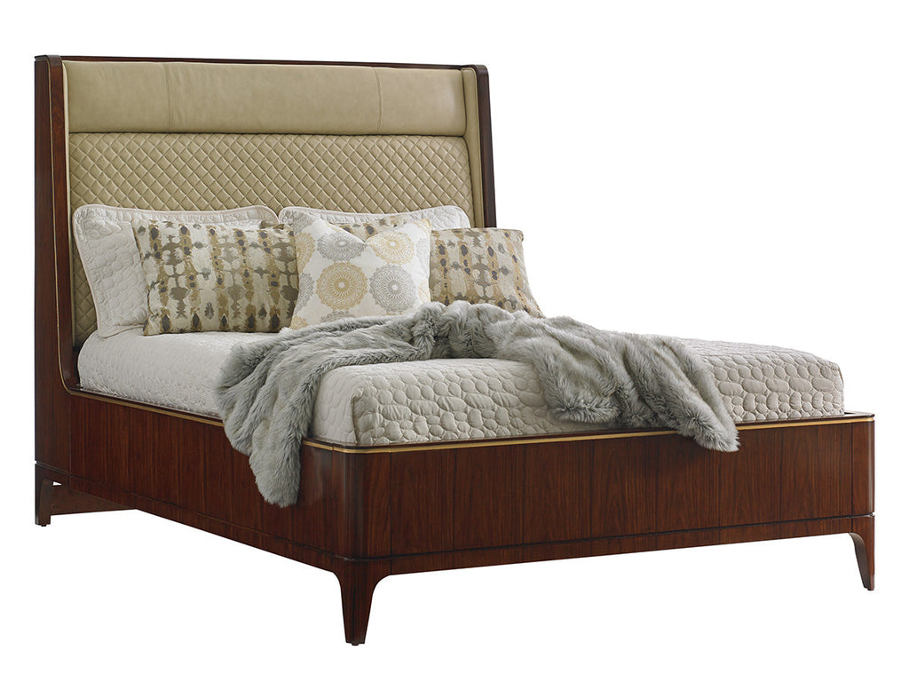 Empire Upholstered Platform Bed 5/0 Queen | Lexington - 01-0723-143C