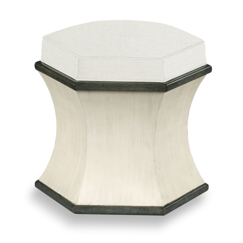 Hexagon Ottoman | Woodbridge Furniture - 7271-65