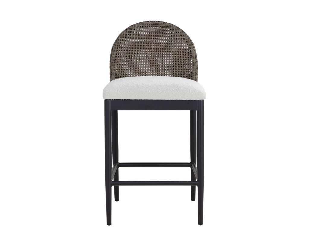 Calandri Counter Stool - Black - Louis Cream | Sunpan Furniture - 111683