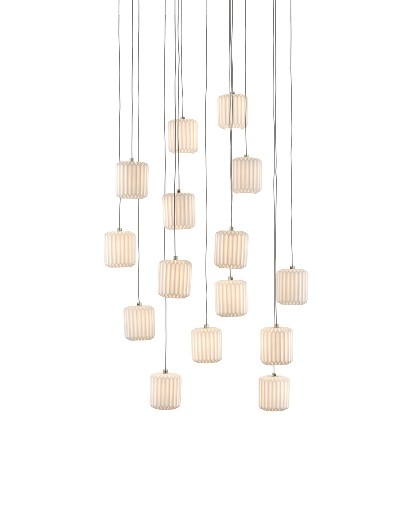 Currey & Co Dove 15-Light Round Multi-Drop Pendant | 9000-0712