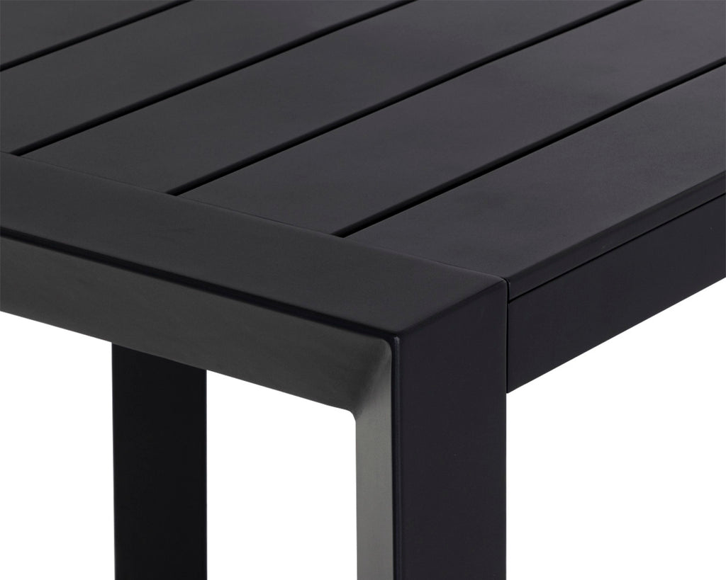 Merano Dining Table - Black - 37" | Sunpan Furniture - 111152