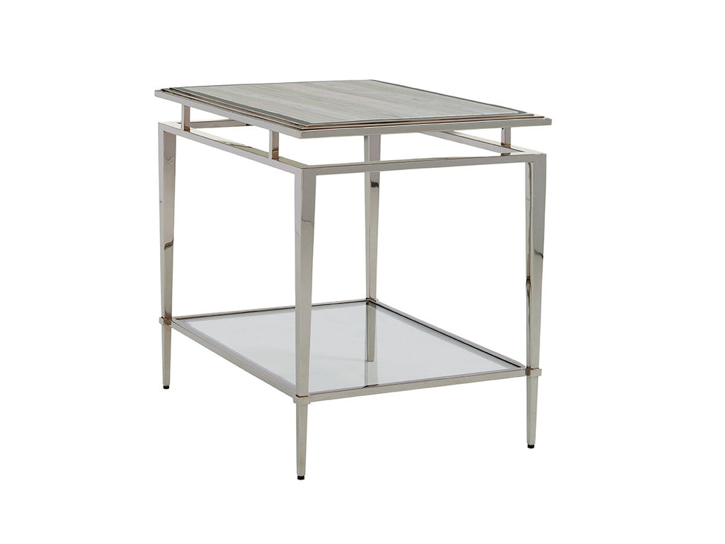 Athene Stainless End Table | Lexington - 01-0732-955C