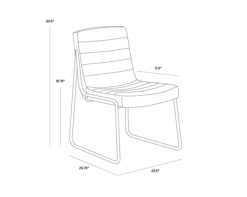 Anton Dining Chair - Vintage Black | Sunpan Furniture - 103413