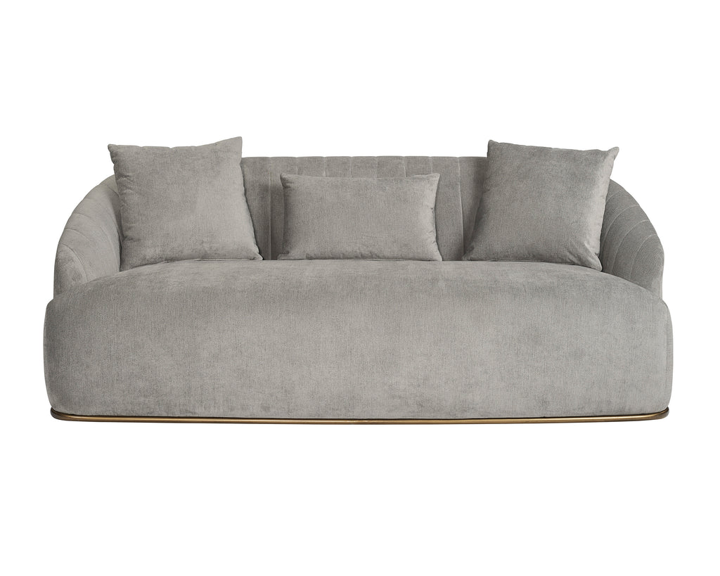 Astrid Sofa - Polo Club Stone | Sunpan Furniture - 105334