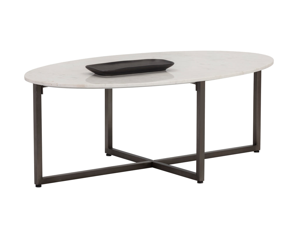 Kiara Coffee Table - Oval | Sunpan Furniture - 106523