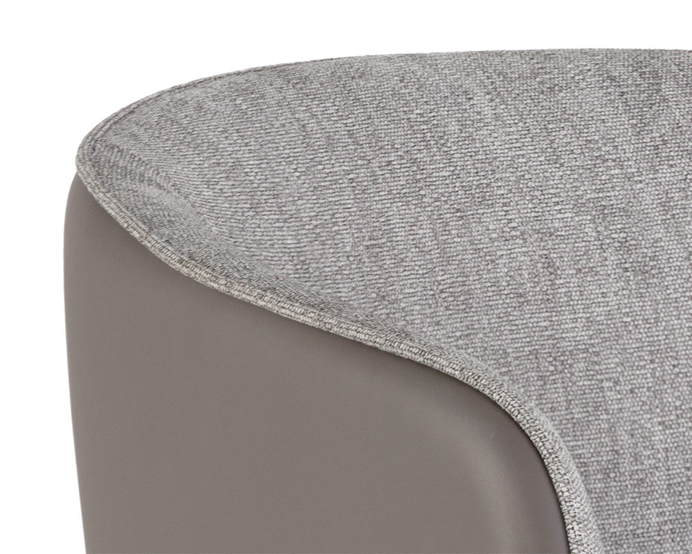 Asher Counter Stool - Flint Grey / Napa Taupe | Sunpan Furniture - 104919