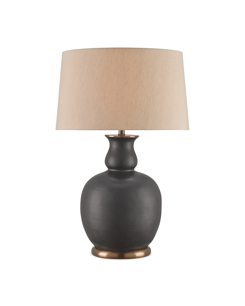 Currey & Co Ultimo Black Table Lamp | 6244