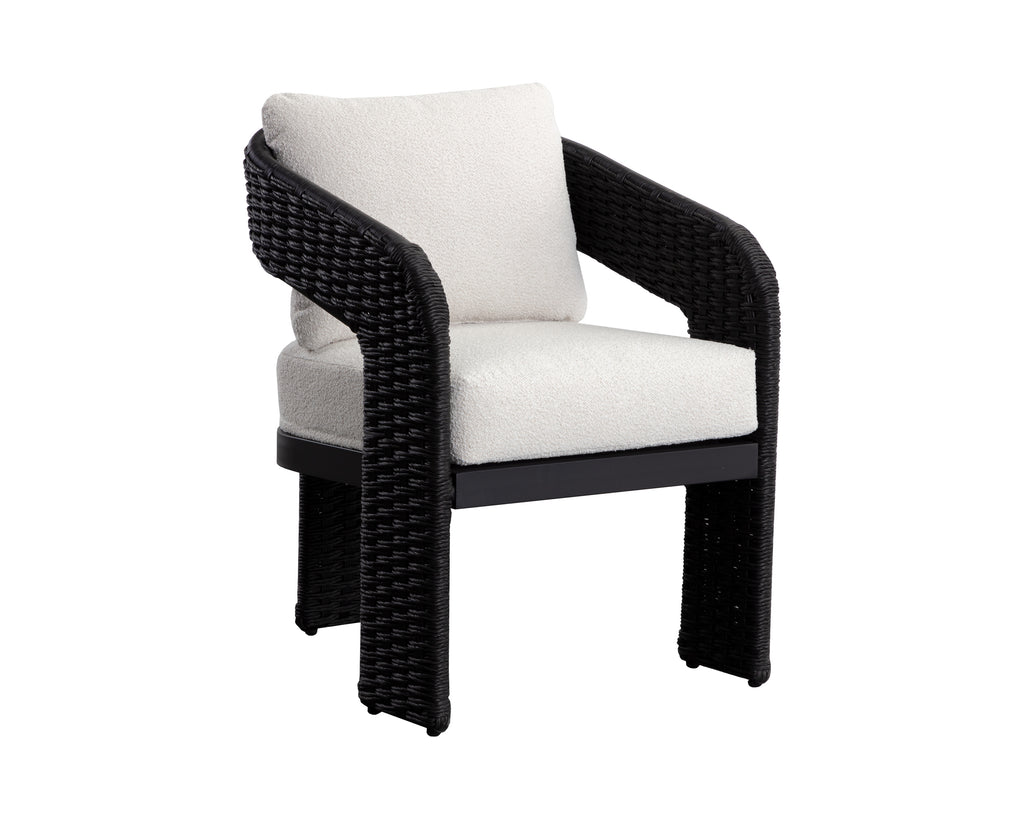 Pylos Dining Armchair - Black - Louis Cream | Sunpan Furniture - 111682