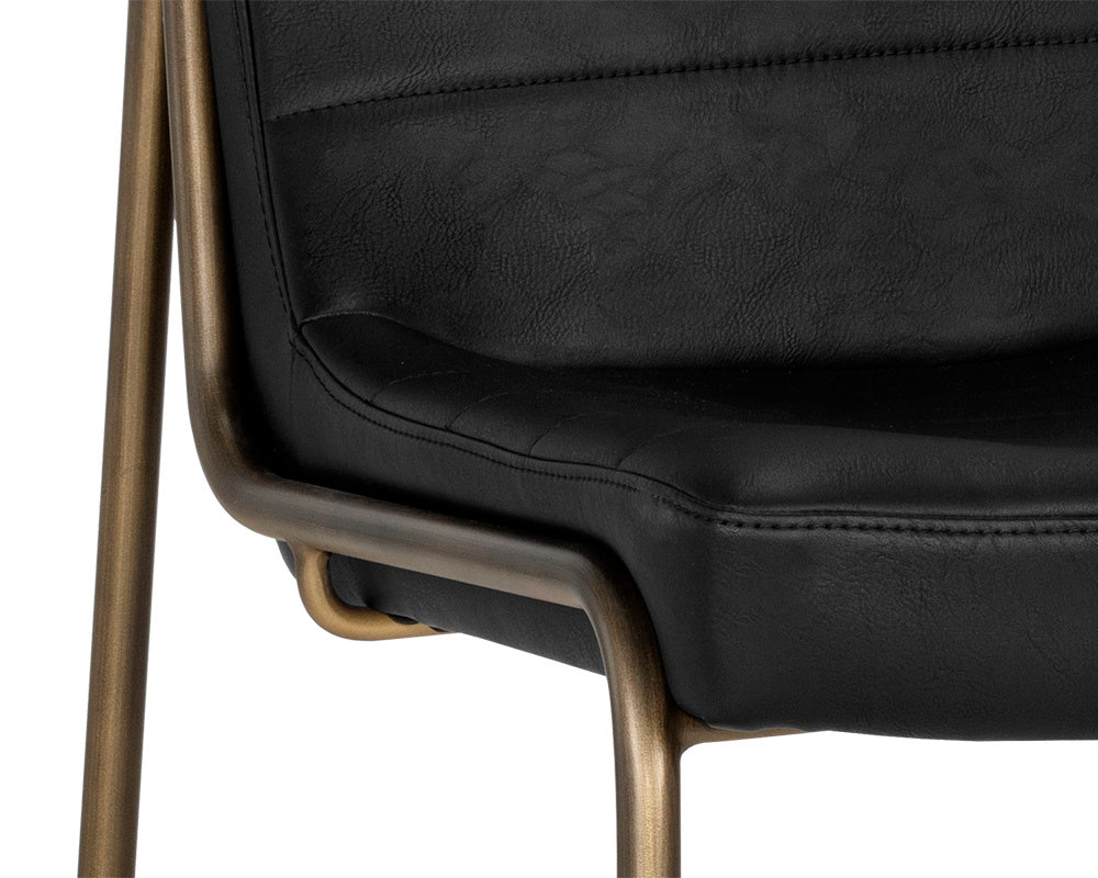 Anton Dining Chair - Vintage Black | Sunpan Furniture - 103413