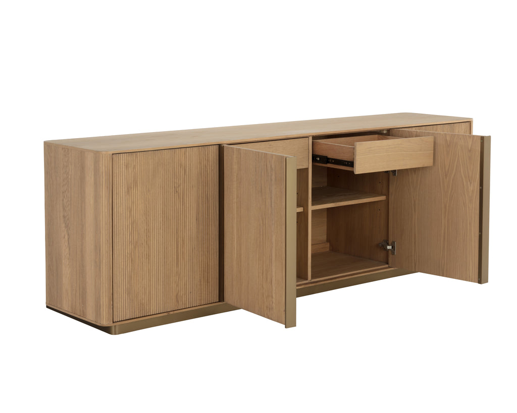 Kalla Sideboard - Rustic Oak | Sunpan Furniture - 110771