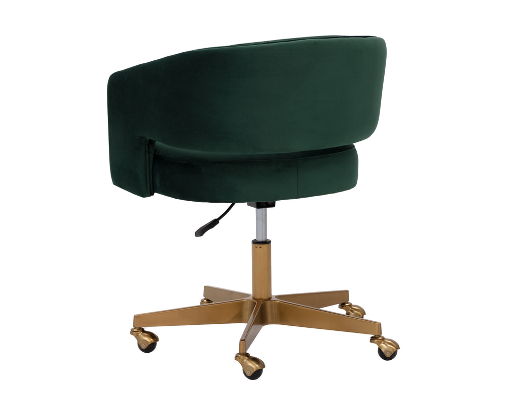 Claren Office Chair - Deep Green Sky | Sunpan Furniture - 107851