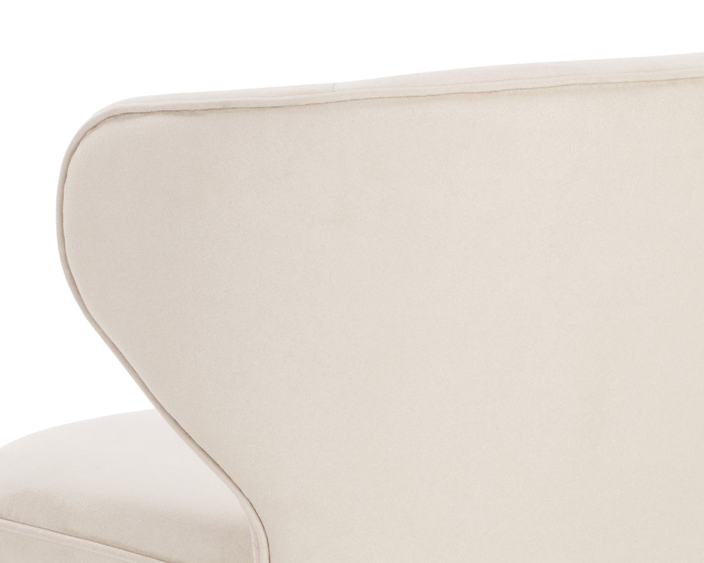 Simone Swivel Dining Chair - Casablanca Cloud | Sunpan Furniture - 108761