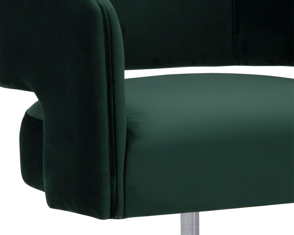 Claren Office Chair - Deep Green Sky | Sunpan Furniture - 107851