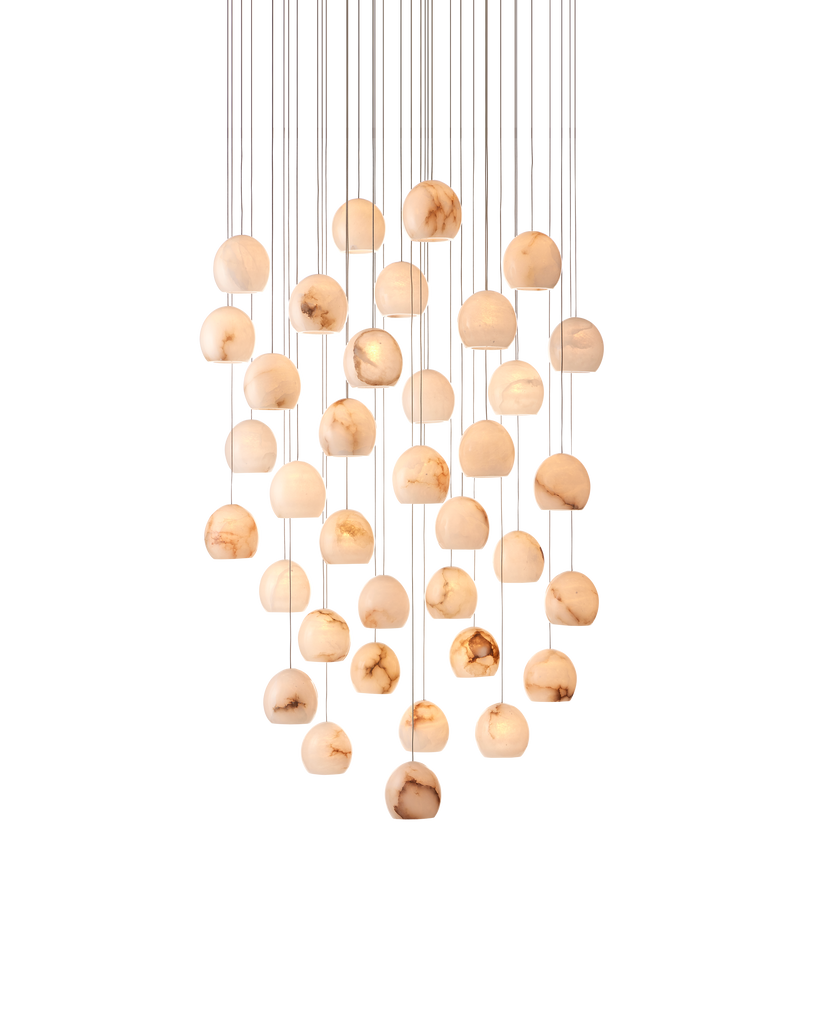 Currey & Co Lazio 36-Light Round Multi-Drop Pendant | 9000-0901