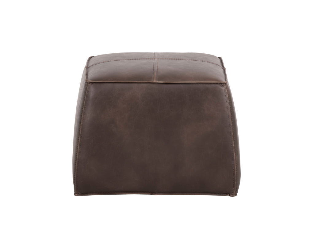 Aspen Ottoman - Havana Dark Brown | Sunpan Furniture - 102831