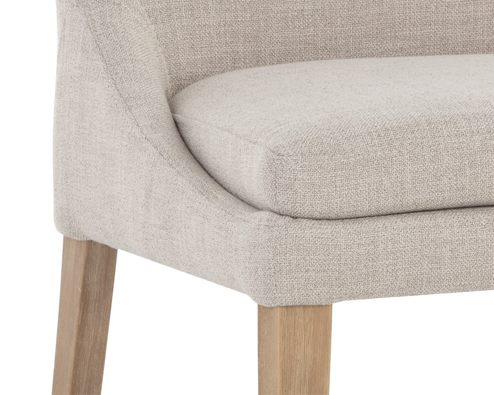 Rosine Dining Chair - Effie Flax | Sunpan Furniture - 108574