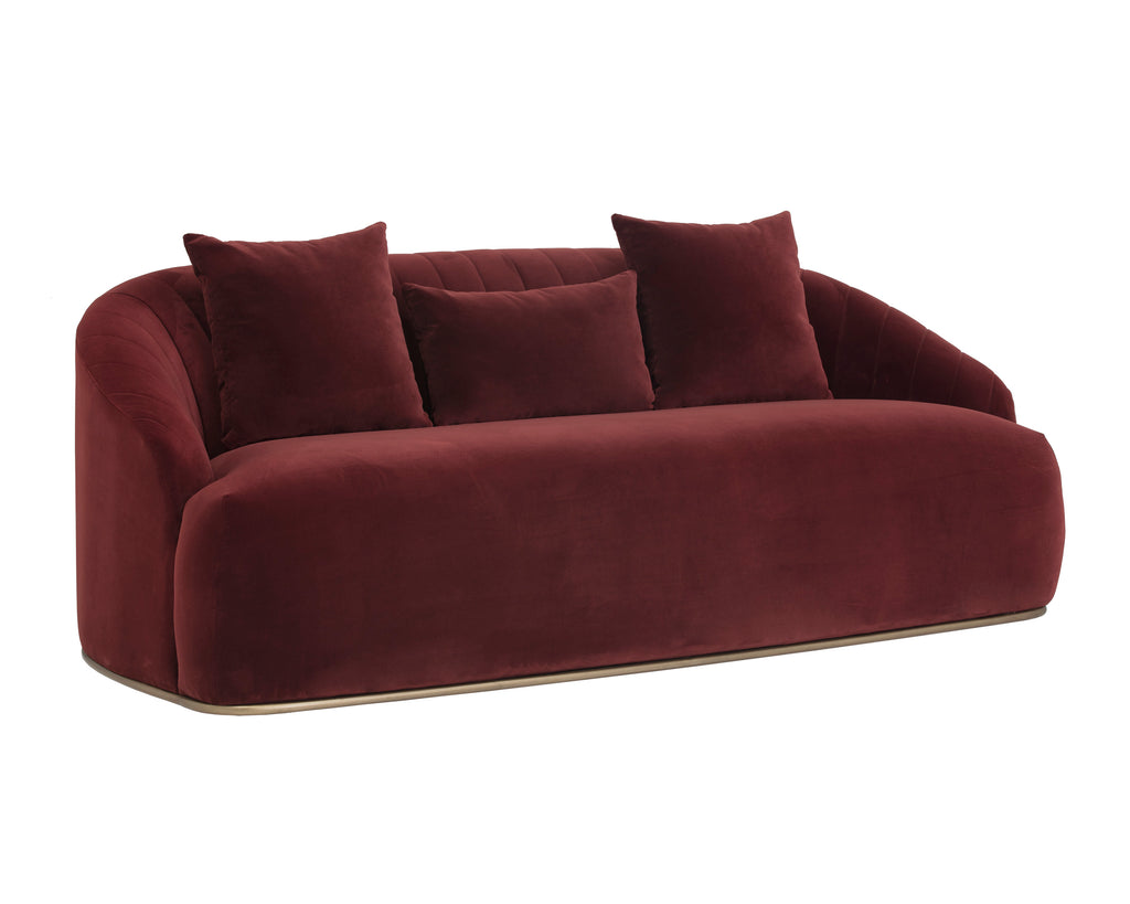 Astrid Sofa - Merlot | Sunpan Furniture - 103642