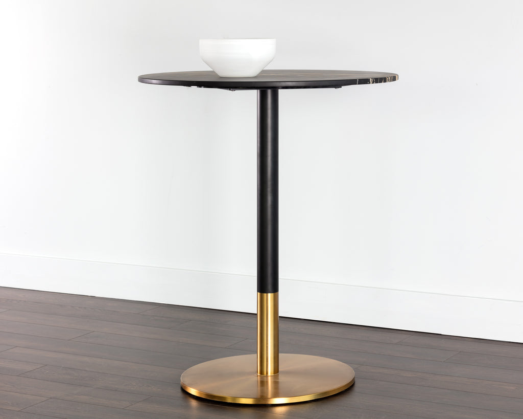 Massie Bar Table - Black Marble | Sunpan Furniture - 105681