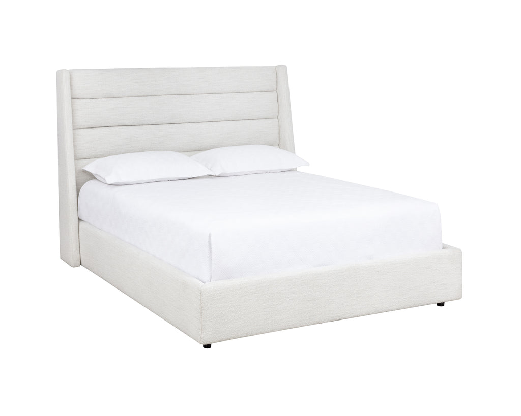 Emmit Bed - Queen - Merino Pearl | Sunpan Furniture - 110148