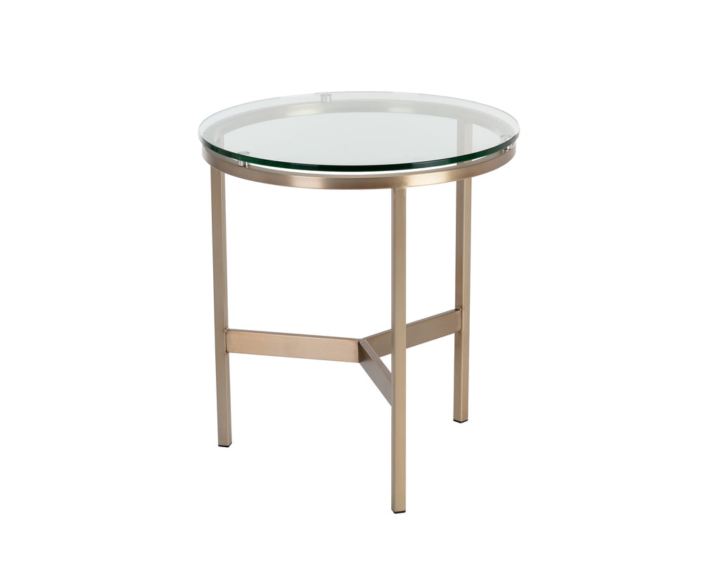 Flato End Table - Antique Brass | Sunpan Furniture - 109191