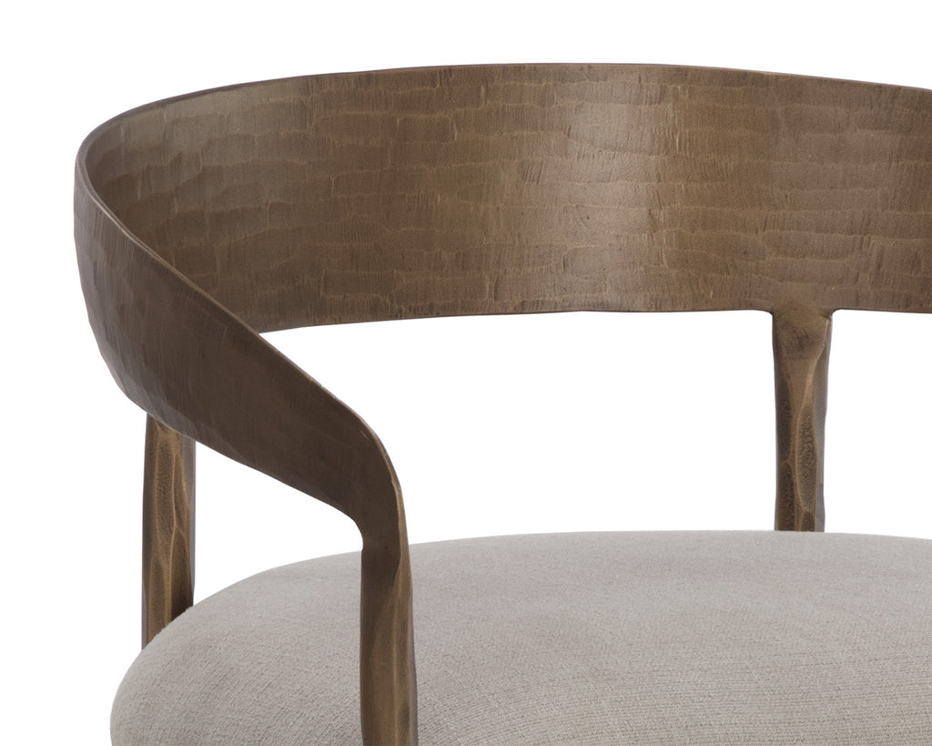 Zanatta Counter Stool - Zenith Taupe Grey | Sunpan Furniture - 110614