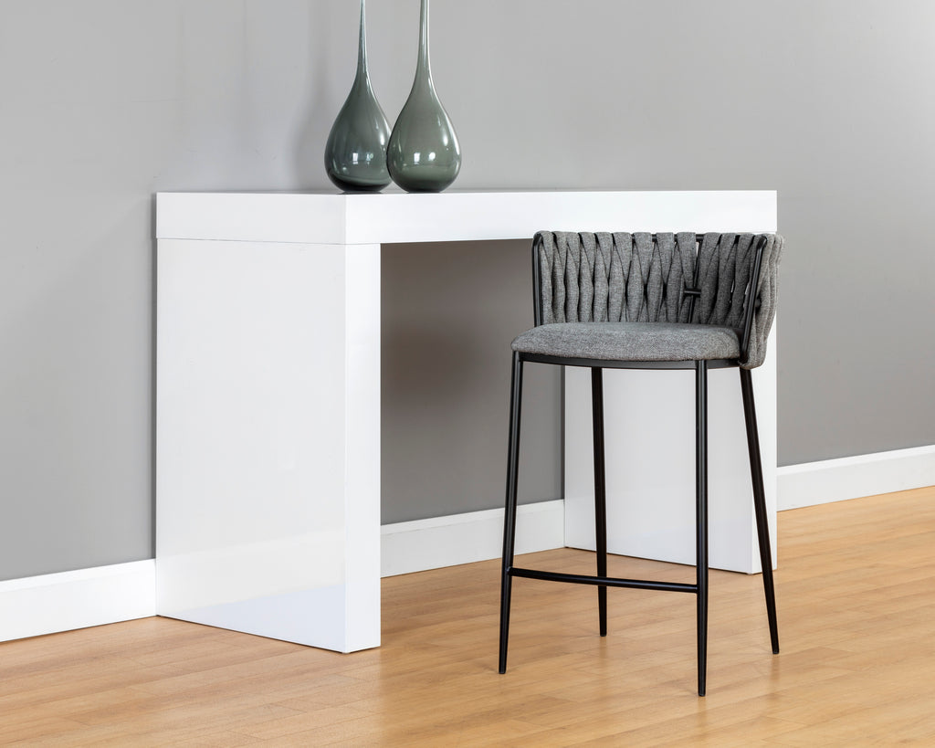 Sarai Counter Stool - Belfast Koala Grey | Sunpan Furniture - 106730