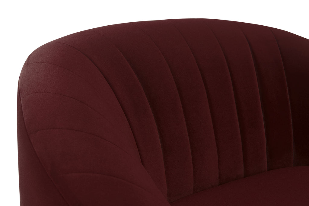 Astrid Armchair - Merlot | Sunpan Furniture - 104138