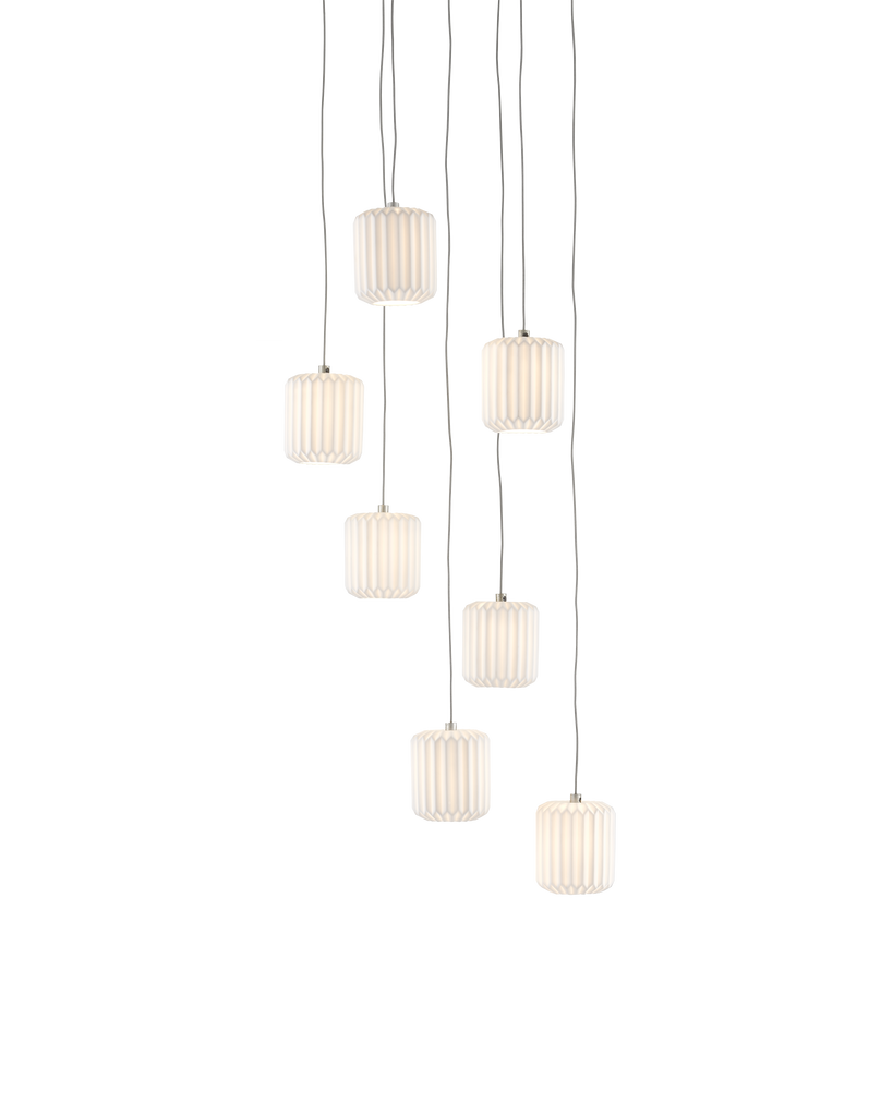 Currey & Co Dove 7-Light Round Multi-Drop Pendant | 9000-0711