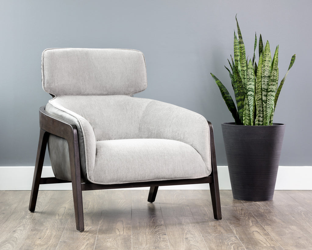 Maximus Lounge Chair - Polo Club Stone / Overcast Grey | Sunpan Furniture - 105410