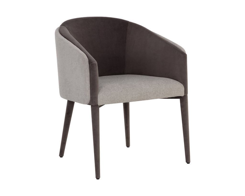 Sheva Dining Chair - Ernst Sandstone / Meg Ash | Sunpan Furniture - 111223