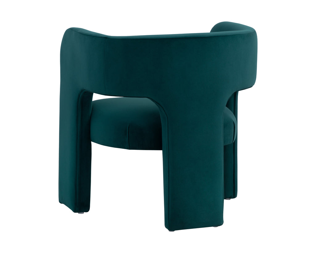 Isidore Lounge Chair - Meg Teal | Sunpan Furniture - 109721