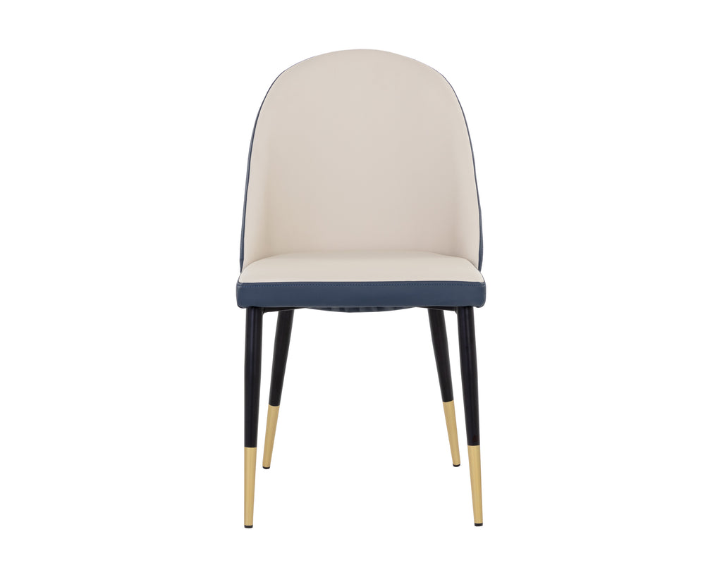 Kline Dining Chair - Dillon Cream / Dillon Thunder | Sunpan Furniture - 108545