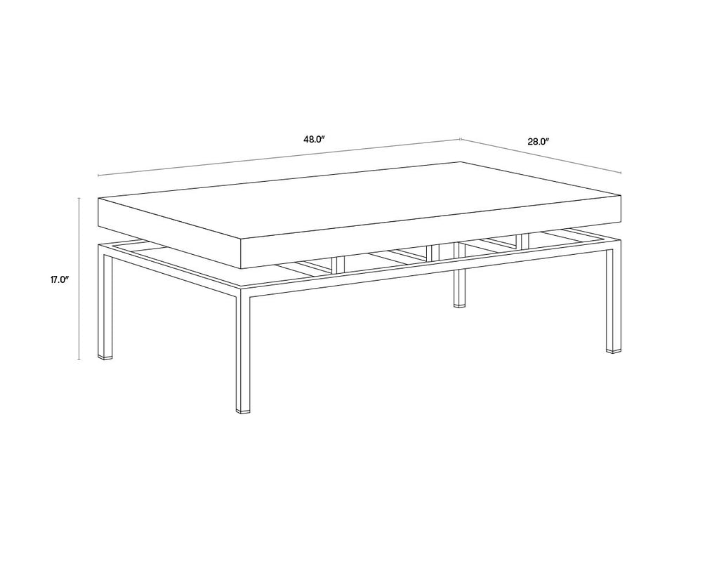 Toreno Coffee Table | Sunpan Furniture - 106295