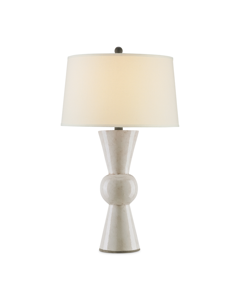 Currey & Co Upbeat White Table Lamp | 6198