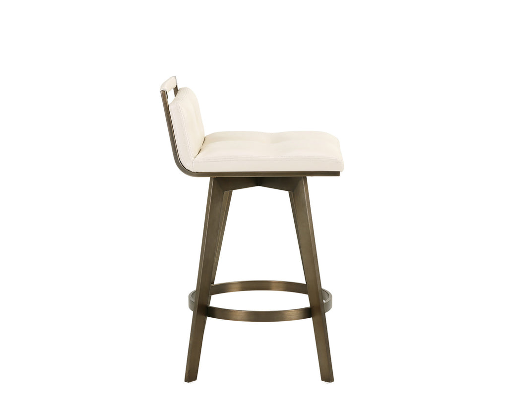 Arizona Swivel Counter Stool - Castillo Cream | Sunpan Furniture - 104789