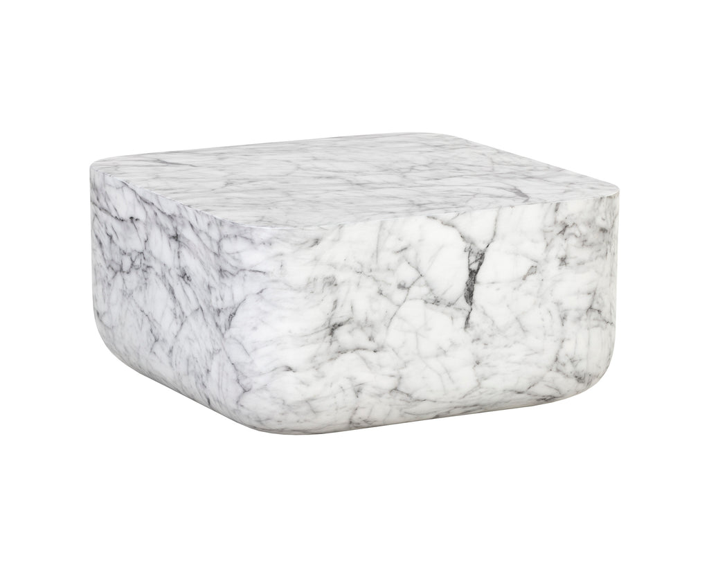 Strut Coffee Table - Marble Look | Sunpan Furniture - 107191