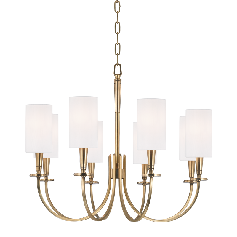 Mason Chandelier | Hudson Valley Lighting - 8028-AGB